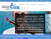 Tablet Screenshot of dibujarbien.com